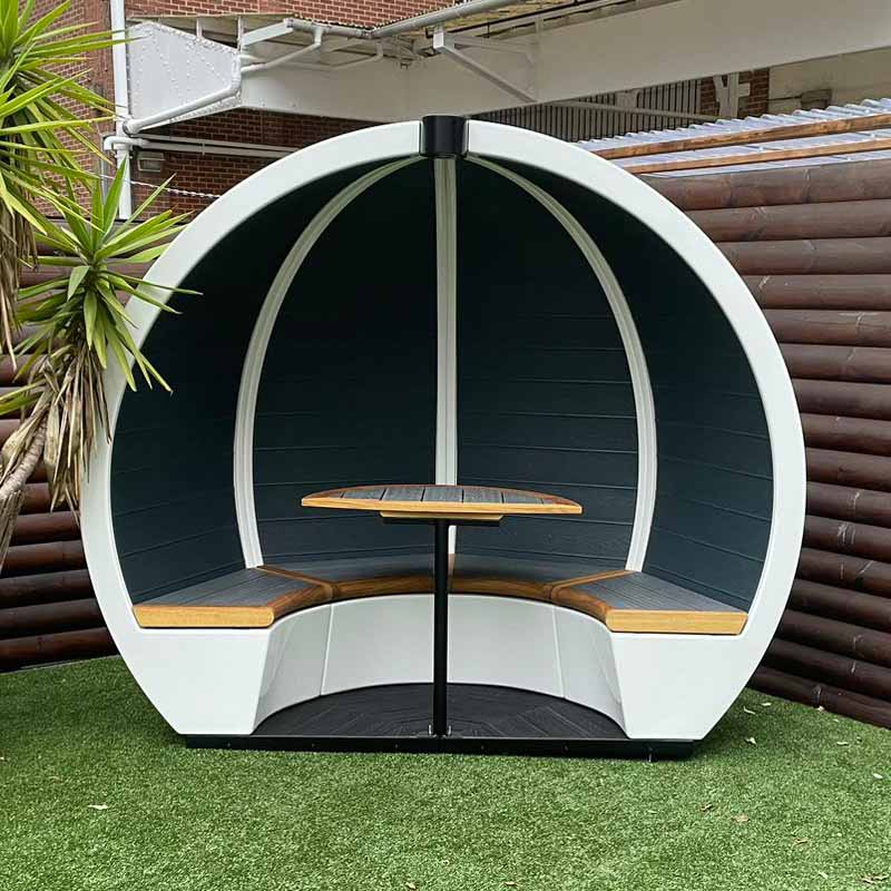  - The Meeting Pod Co | Acoustic Outdoor Orb Pod - Muffle Acoustics Limited 