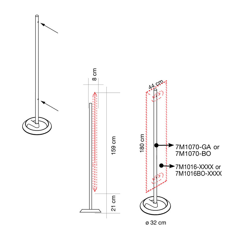  - Mitesco Totem Panel Stand - Muffle Acoustics Limited 