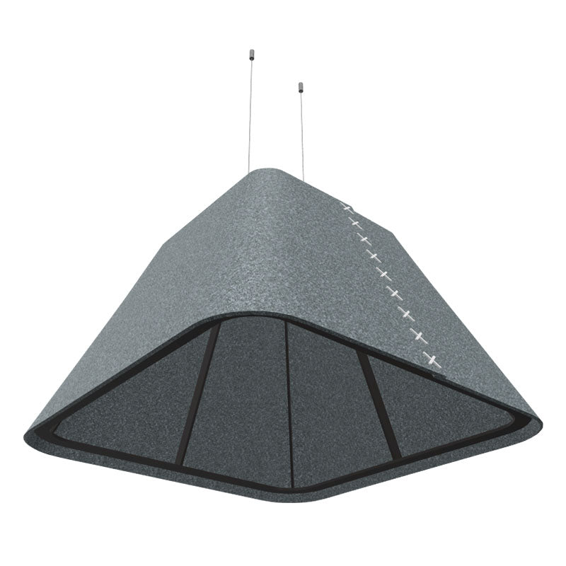 BuzziSpace - BuzziSpace BuzziShade Acoustic Pendant Light - Square Retrofit - Muffle Acoustics Limited 