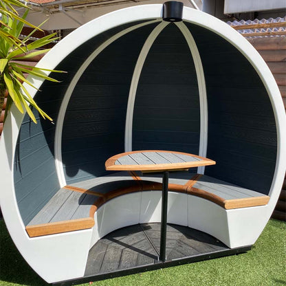 The Meeting Pod Co - The Meeting Pod Co | Acoustic Outdoor Orb Pod - Muffle Acoustics Limited 