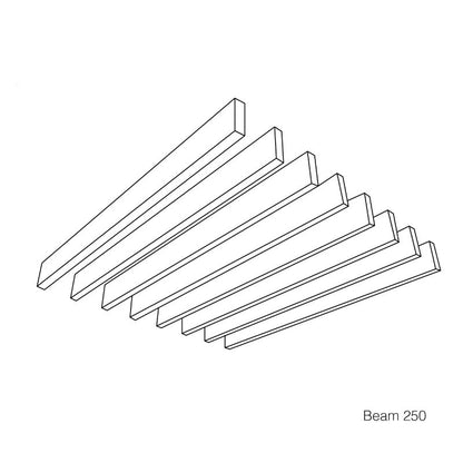 Autex Frontier™ Beam Acoustic Ceiling Baffle (Sold in packs)