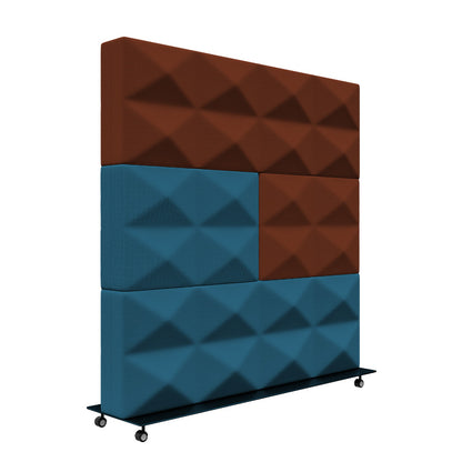  - Fabricks Mobile Acoustic Screen - 1200 x 1200mm - Muffle Acoustics Limited 