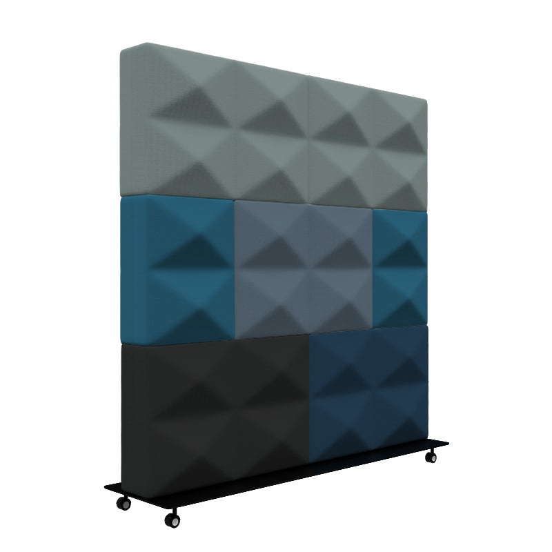  - Fabricks Mobile Acoustic Screen - 1200 x 1200mm - Muffle Acoustics Limited 