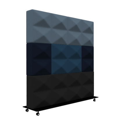  - Fabricks Mobile Acoustic Screen - 1200 x 1200mm - Muffle Acoustics Limited 