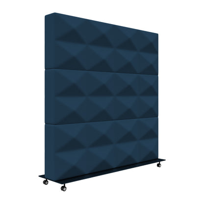  - Fabricks Mobile Acoustic Screen - 1200 x 1200mm - Muffle Acoustics Limited 