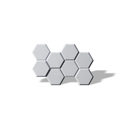  - VHCT 3D Concrete Wall Panel | Hexagon - Muffle Acoustics Limited 